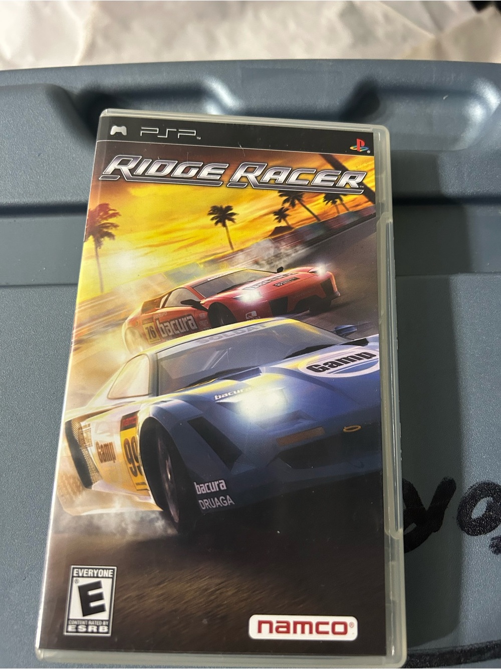 Sony PSP Ridge Racer - Blue & Red Racing Car Cover